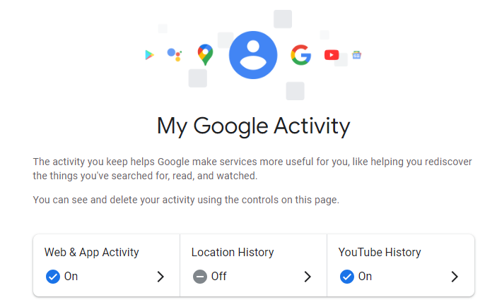 my google activity