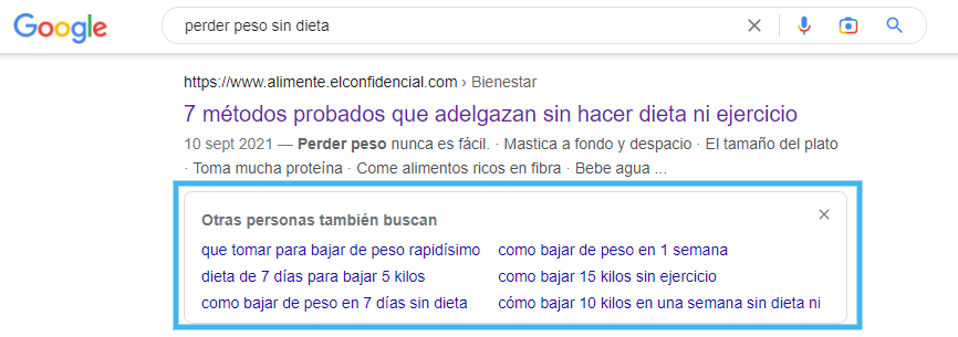 Otras personas también buscan’ para la consulta “perder peso sin dieta”_